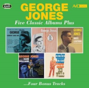 George Jones - Five Classic Albums Plus i gruppen CD / Country hos Bengans Skivbutik AB (4174090)