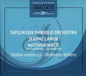 White Matthew Tafelmusik Baroque - Italian Oratorios i gruppen Externt_Lager / Naxoslager hos Bengans Skivbutik AB (4175392)