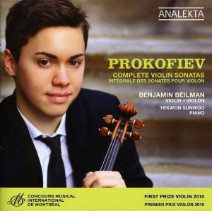 Beilman Benjamin - Prokofiev: Complete Violin Sonatas i gruppen CD / Klassiskt hos Bengans Skivbutik AB (4175412)
