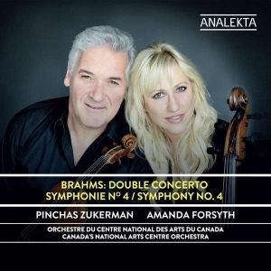 Zukerman Pinchas Forsyth Amanda - Brahms: Double Concerto / Symphony i gruppen Externt_Lager / Naxoslager hos Bengans Skivbutik AB (4176114)