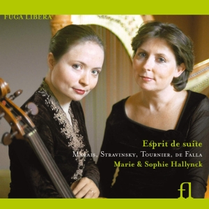 Marais/Stravinsky/Tournier/Fal - Duo Hallynck / Esprit De Suite i gruppen Externt_Lager / Naxoslager hos Bengans Skivbutik AB (4176159)