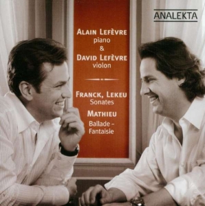 Lefèvre Alain Lefèvre David - Works For Piano And Violin i gruppen Externt_Lager / Naxoslager hos Bengans Skivbutik AB (4176177)