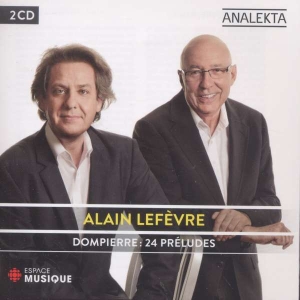 Lefèvre Alain - Dompierre: 24 Preludes i gruppen Externt_Lager / Naxoslager hos Bengans Skivbutik AB (4176182)