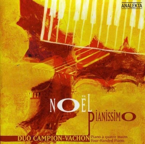 Duo Campion-Vachon - Noël Pianissimo i gruppen CD / Julmusik,Klassiskt hos Bengans Skivbutik AB (4176294)