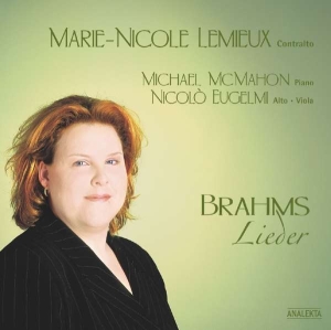 Lemieux Marie-Nicole - Brahms: Lieder i gruppen Externt_Lager / Naxoslager hos Bengans Skivbutik AB (4176314)