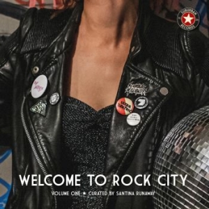Blandade Artister - Welcome To Rock City (Red/Black Mar i gruppen VINYL / Hårdrock,Pop-Rock hos Bengans Skivbutik AB (4177318)