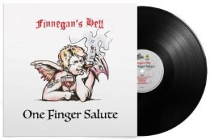 Finnegans Hell - One Finger Salute (Black Lp) i gruppen VI TIPSAR / Kampanjpris / SPD Summer Sale hos Bengans Skivbutik AB (4177319)