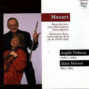 Dubeau Angèle Marion Alain - Mozart: Opera For Two - Late 18Th C i gruppen Externt_Lager / Naxoslager hos Bengans Skivbutik AB (4177428)