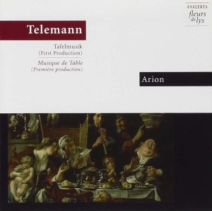 Arion Trio - Telemann: Tafelmusik i gruppen Externt_Lager / Naxoslager hos Bengans Skivbutik AB (4177907)