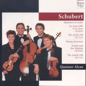 Quatuor Alcan - Schubert: String Quartets i gruppen Externt_Lager / Naxoslager hos Bengans Skivbutik AB (4177913)