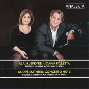 Lefèvre Alain Falletta Joann Bu - Mathieu: Concerto No.3 i gruppen Externt_Lager / Naxoslager hos Bengans Skivbutik AB (4178122)
