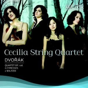 Cecilia String Quartet - Dvorak: Cypresses & String Quartet i gruppen Externt_Lager / Naxoslager hos Bengans Skivbutik AB (4178153)