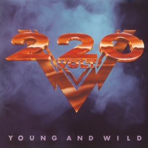 220 Volt - Young And Wild (Ltd. Crystal Clear, Red  i gruppen VINYL / Hårdrock hos Bengans Skivbutik AB (4179417)