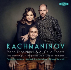 Rachmaninov Sergei - Piano Trio No.1 & 2 Cello Sonata i gruppen Externt_Lager / Naxoslager hos Bengans Skivbutik AB (4180418)