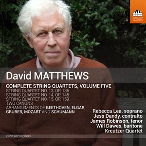 Matthews David - Complete String Quartets, Vol. 5 i gruppen Externt_Lager / Naxoslager hos Bengans Skivbutik AB (4181566)