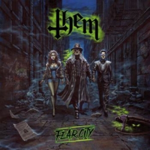 Them - Fear City (Green/Black) i gruppen VINYL / Hårdrock/ Heavy metal hos Bengans Skivbutik AB (4182271)