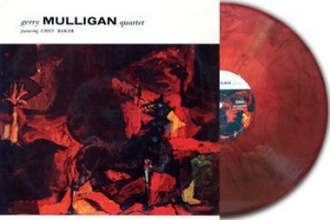 Mulligan Gerry Quartet - Featuring Chet Baket (Marble Red) i gruppen VINYL / Jazz/Blues hos Bengans Skivbutik AB (4183165)