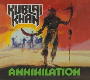 Kublai Khan - Annihilation (Orange Vinyl Lp) i gruppen VINYL / Hårdrock/ Heavy metal hos Bengans Skivbutik AB (4185199)