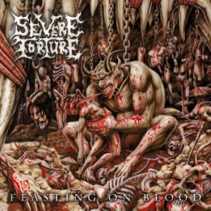 Severe Torture - Feasting On Blood (Clear & Red Spla i gruppen VINYL / Hårdrock/ Heavy metal hos Bengans Skivbutik AB (4185381)