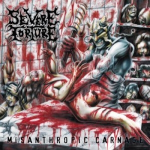 Severe Torture - Misanthropic Carnage (Splatter) i gruppen VINYL / Hårdrock/ Heavy metal hos Bengans Skivbutik AB (4185382)