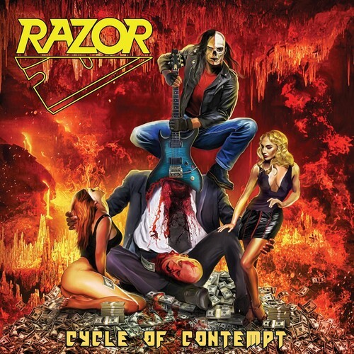 Razor - Cycle Of Contempt i gruppen VINYL / Hårdrock/ Heavy metal hos Bengans Skivbutik AB (4186371)
