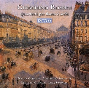Rossini Gioachino - Quartetti Per Flauto E Archi i gruppen Externt_Lager / Naxoslager hos Bengans Skivbutik AB (4186902)
