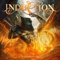 Induction - Born From Fire (Yellow/ Red Marbled i gruppen VINYL / Hårdrock hos Bengans Skivbutik AB (4187753)