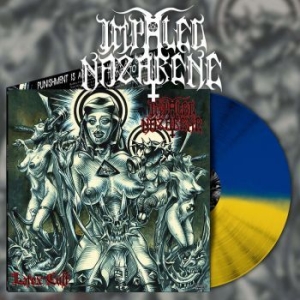 Impaled Nazarene - Latex Cult (Blue/Yellow Vinyl Lp) i gruppen VINYL / Hårdrock/ Heavy metal hos Bengans Skivbutik AB (4188339)