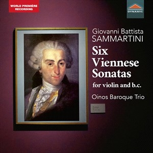 Sammartini Giovanni Battista - Six Viennese Sonatas For Violin & B i gruppen Externt_Lager / Naxoslager hos Bengans Skivbutik AB (4189277)