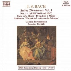 Bach Johann Sebastian - Suites Overtures Vol. 1 i gruppen Externt_Lager / Naxoslager hos Bengans Skivbutik AB (4189776)