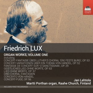 Lux Friedrich - Complete Works For Organ, Vol. 1 i gruppen Externt_Lager / Naxoslager hos Bengans Skivbutik AB (4192657)
