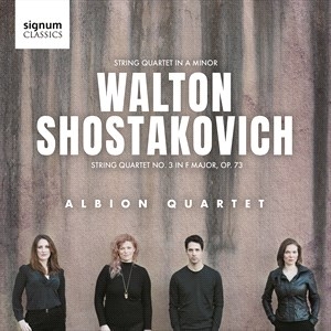 Shostakovich Dmitri Walton Willi - Walton: String Quartet In A Minor i gruppen Externt_Lager / Naxoslager hos Bengans Skivbutik AB (4192668)