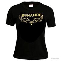 Bonafide - T/S S Girly Logo i gruppen MERCHANDISE / Merch / Pop-Rock hos Bengans Skivbutik AB (4192821)