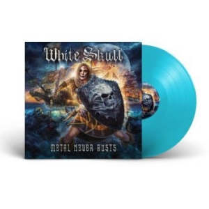White Skull - Metal Never Rusts (Curacao Vinyl Lp i gruppen VINYL / Hårdrock/ Heavy metal hos Bengans Skivbutik AB (4194233)
