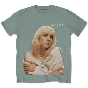 Billie Eilish - Billie Eilish Unisex T-Shirt: Happier Th i gruppen Minishops / Billie Eilish hos Bengans Skivbutik AB (4195364r)