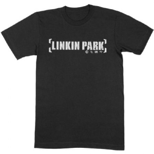 Linkin Park - Linkin Park Unisex T-Shirt: Bracket Logo Black i gruppen Minishops / Pod hos Bengans Skivbutik AB (4196194r)