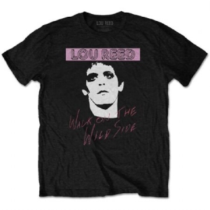 Lou Reed - Lou Reed Unisex T-Shirt: Walk On The Wil i gruppen Minishops / Lou Reed hos Bengans Skivbutik AB (4196220r)