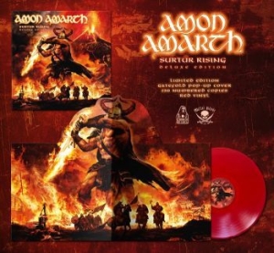 Amon Amarth - Surtur Rising (Red Vinyl Lp) i gruppen VINYL / Hårdrock/ Heavy metal hos Bengans Skivbutik AB (4199314)