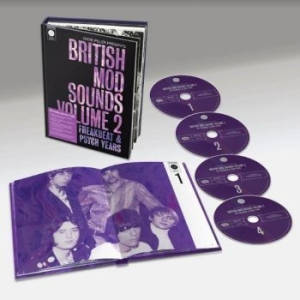 Various artists - British Mod Sounds Of The 1960S Vol 2 (4CD) i gruppen CD / Rock hos Bengans Skivbutik AB (4204865)