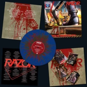 Razor - Open Hostility (Blue/Gold/Red Splat i gruppen VINYL / Hårdrock/ Heavy metal hos Bengans Skivbutik AB (4206847)