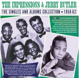 Impressions & Butler Jerry - Singles & Albums Collection 1958-62 i gruppen CD / Pop hos Bengans Skivbutik AB (4209931)