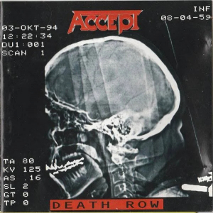 Accept - Death Row -Coloured- i gruppen ÖVRIGT / Övrigt / aub hos Bengans Skivbutik AB (4210842)