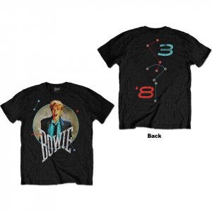 David Bowie - Unisex T-Shirt: Circle Scream (Back Prin i gruppen ÖVRIGT / Övrigt / aub hos Bengans Skivbutik AB (4212267r)