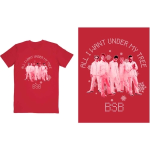 Backstreet Boys - Unisex T-Shirt: All I Want Xmas i gruppen MERCHANDISE / T-shirt / Pop-Rock hos Bengans Skivbutik AB (4212399r)
