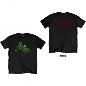 Gorillaz - Unisex T-Shirt: Group Green Geep (Back P i gruppen ÖVRIGT / Övrigt / aub hos Bengans Skivbutik AB (4212477r)