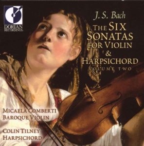 Comberti Micaela Tiney Colin - Bach: Violin Sonatas Vol 2 i gruppen Externt_Lager / Naxoslager hos Bengans Skivbutik AB (4212812)