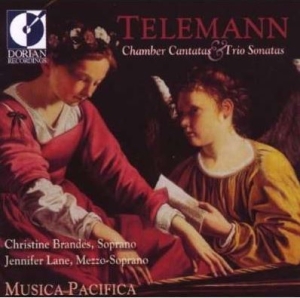 Musica Pacifica - Telemann: Chamber Cantatas i gruppen Externt_Lager / Naxoslager hos Bengans Skivbutik AB (4212814)