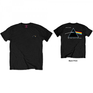 Pink Floyd - Unisex T-Shirt: DSOTM Prism (Back Print) i gruppen VI TIPSAR / Tips Tröjor hos Bengans Skivbutik AB (4213264r)