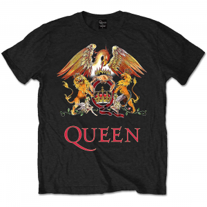 Queen - Unisex T-Shirt: Classic Crest i gruppen Kampanjer / Tips Tröjor hos Bengans Skivbutik AB (4213280r)