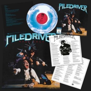 Piledriver - Stay Ugly (White/Blue Vinyl Lp) i gruppen VINYL / Hårdrock/ Heavy metal hos Bengans Skivbutik AB (4213604)